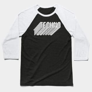 techno logo design Baseball T-Shirt